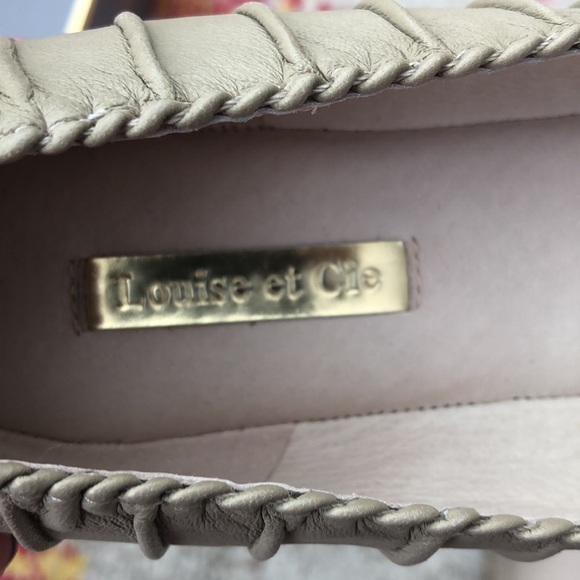 🆕 NWT Louise et Cie Ashlin Flats in Nude leather 9.5 Wide - Picture 4 of 7